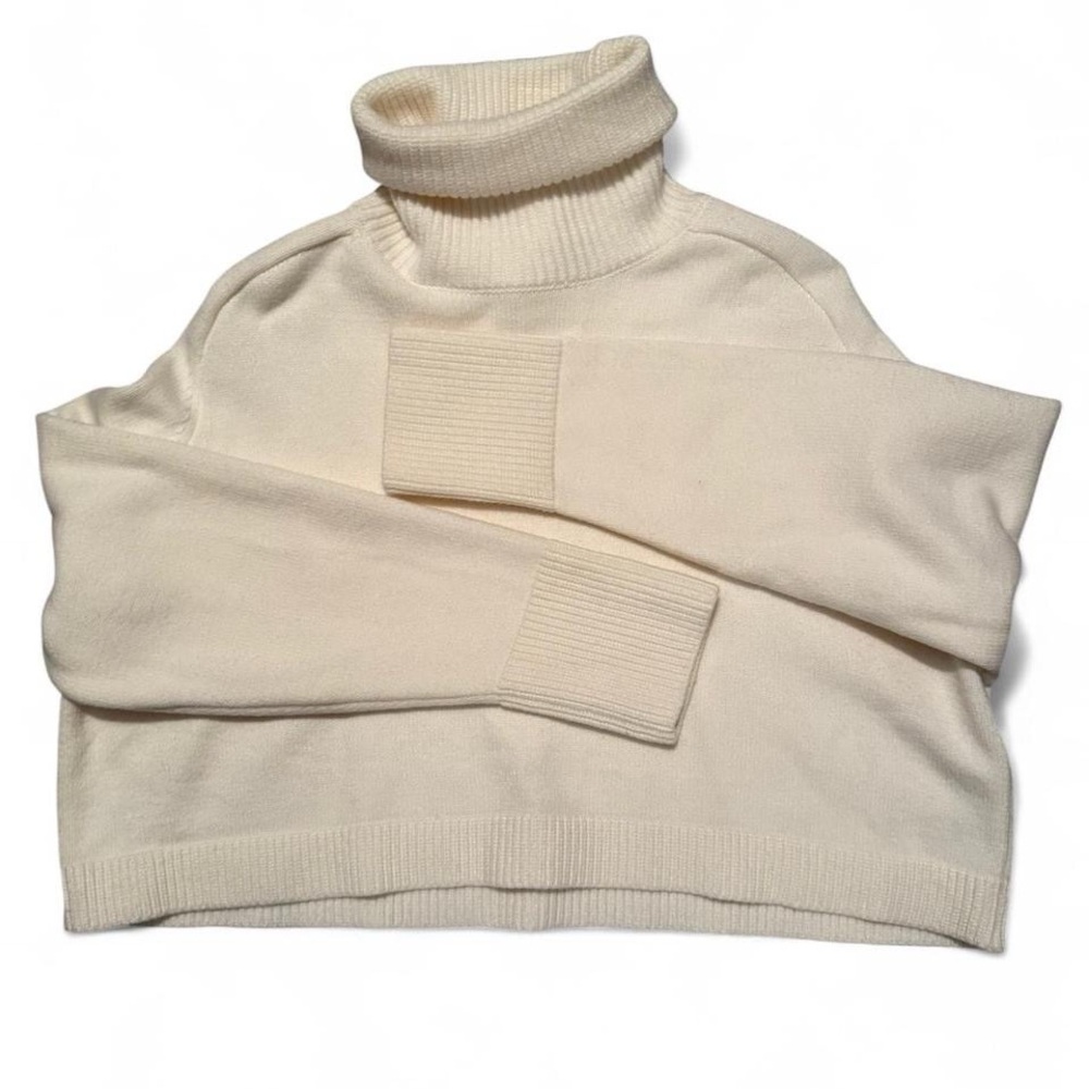 Zara Cream Cowl Neck Sweater